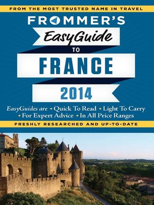 cover image of Frommer's EasyGuide to France 2014